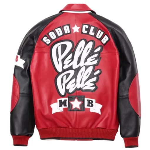 Pelle Pelle Soda Club Red Leather Jacket | Pelle Pelle Store