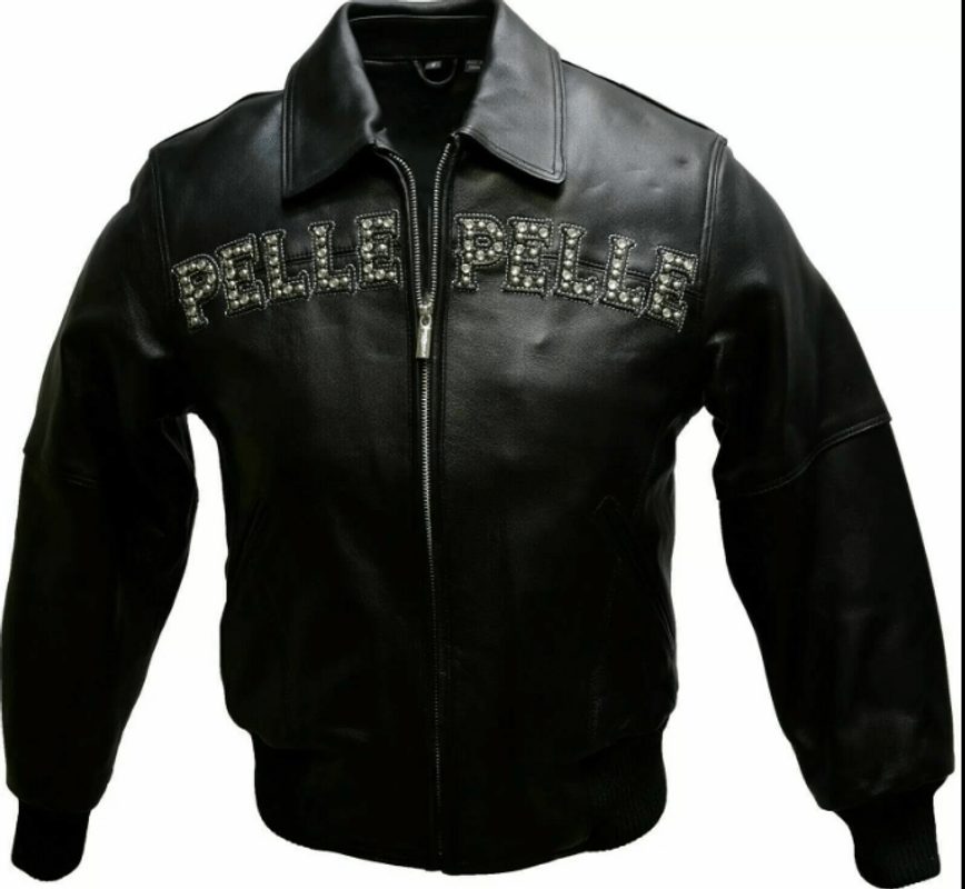 Pelle Pelle Pride Studded Black Jacket view 2