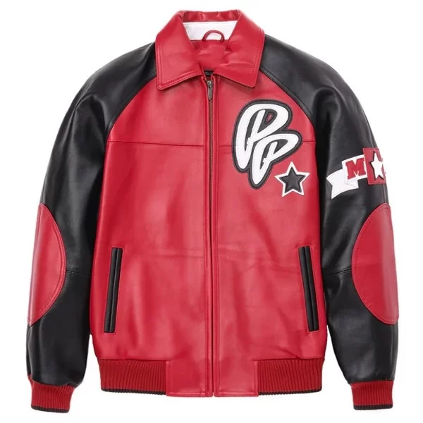 Pelle Pelle Soda Club Red Leather Jacket | Pelle Pelle Store view 2