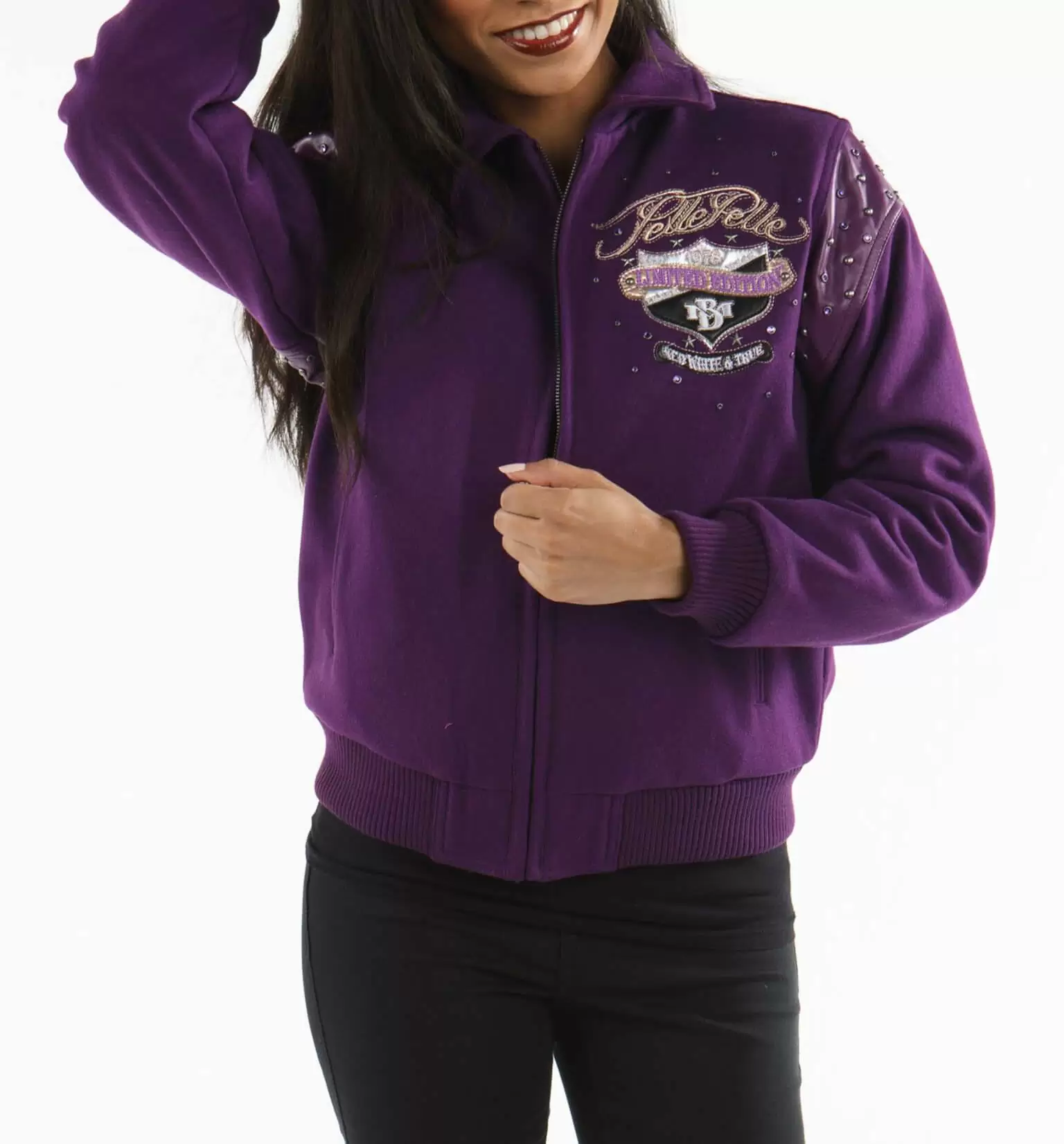 Pelle Pelle Purple True Wool Jacket view 2