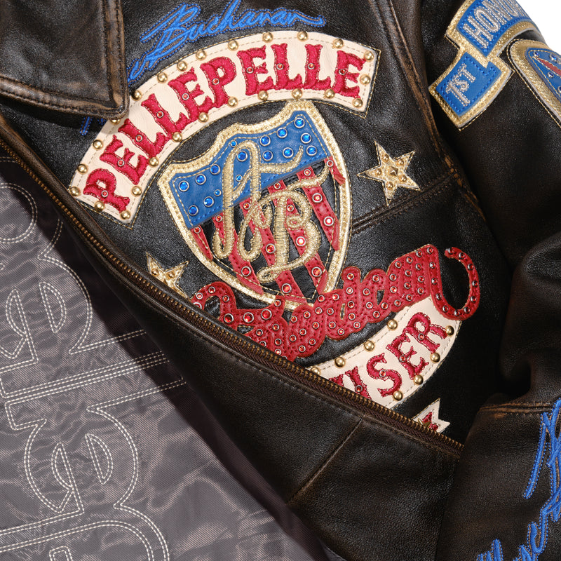 Pelle Pelle Rub Buff American Bruiser Jacket view 7