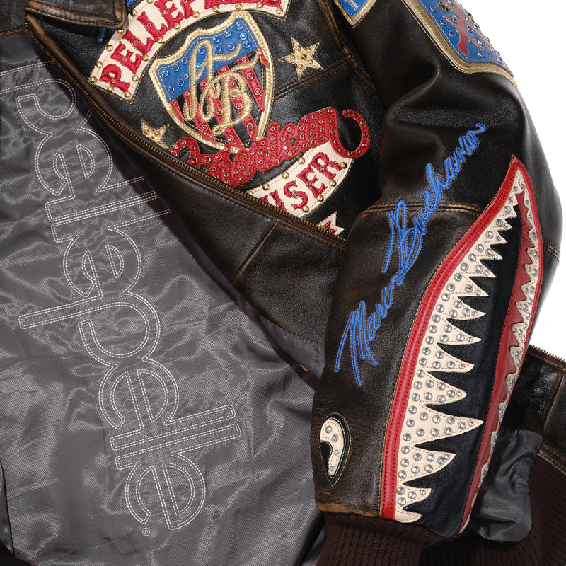 Pelle Pelle Rub Buff American Bruiser Jacket view 9