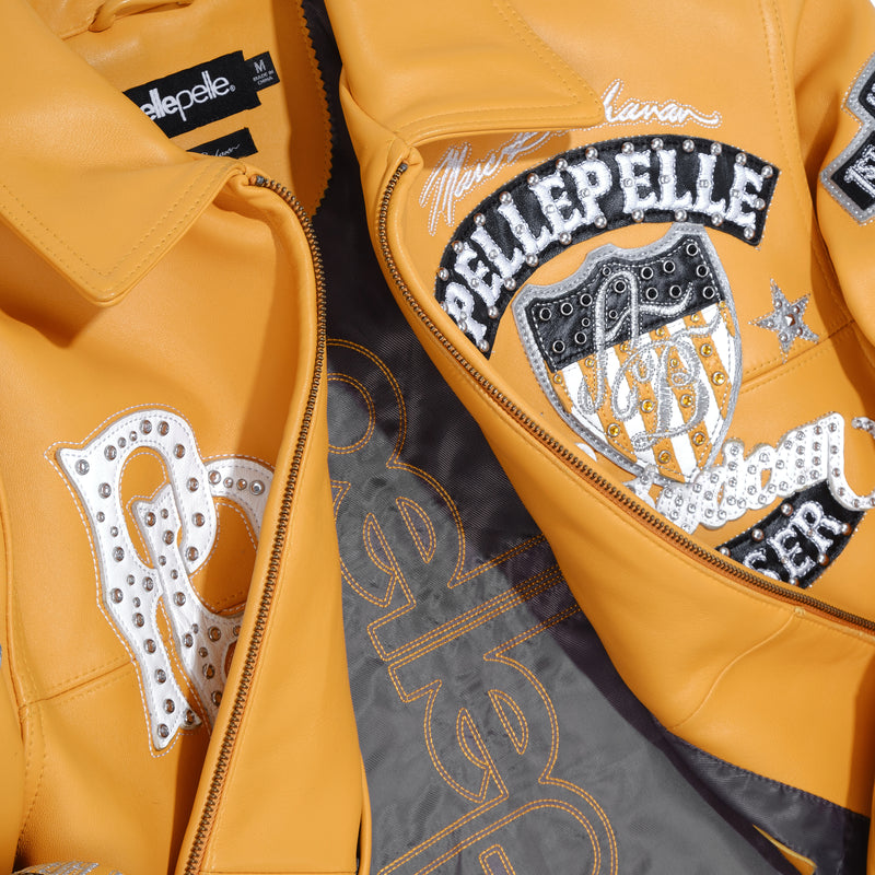 Pelle Pelle American Bruiser Yellow Jacket | Leather Jacket view 4