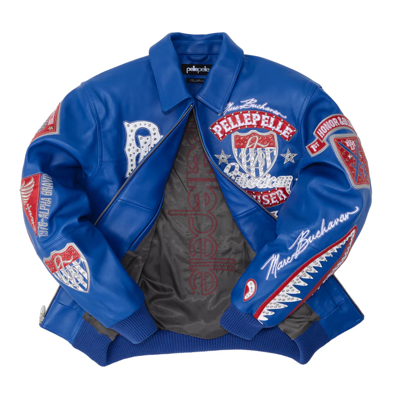 Pelle Pelle American Bruiser Blue Jacket | Leather Jacket view 3