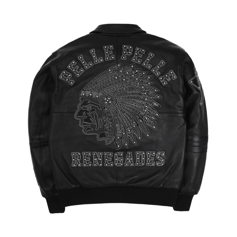 PELLE PELLE BLACK RENEGADES LEATHER JACKET