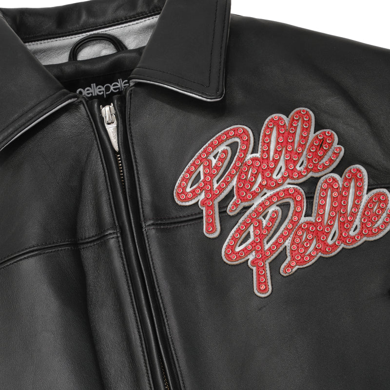 World Soda Club Womens Black Crop Jacket view 4