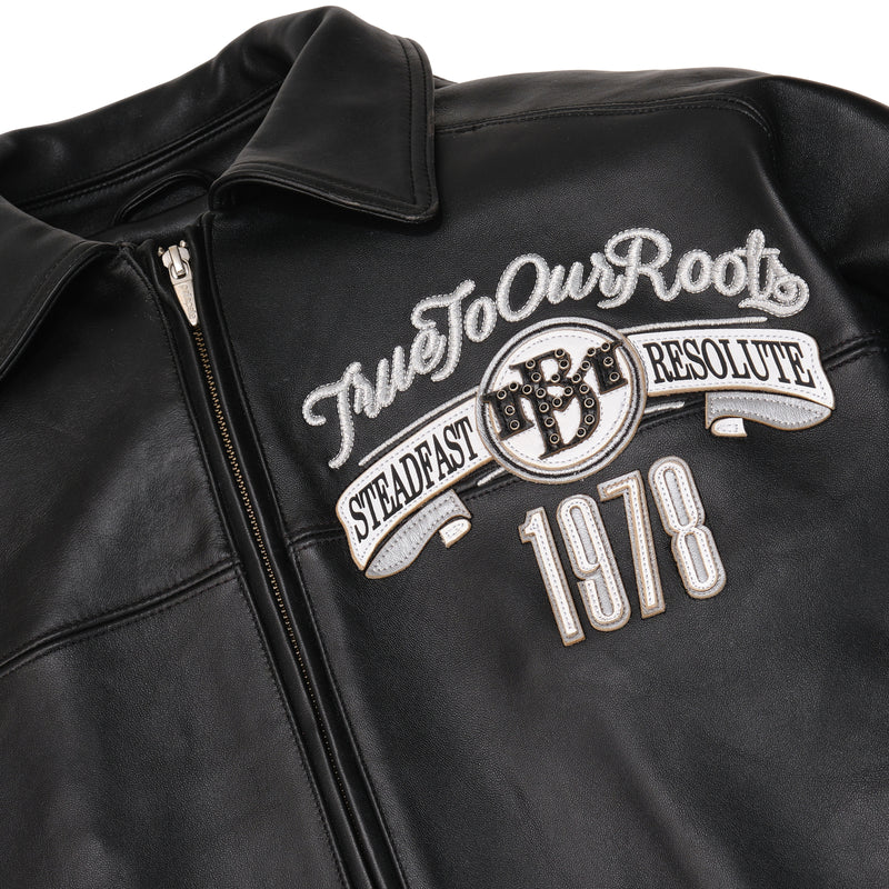 PELLE PELLE WHITE TRUE TO OUR ROOTS LEATHER JACKET view 4