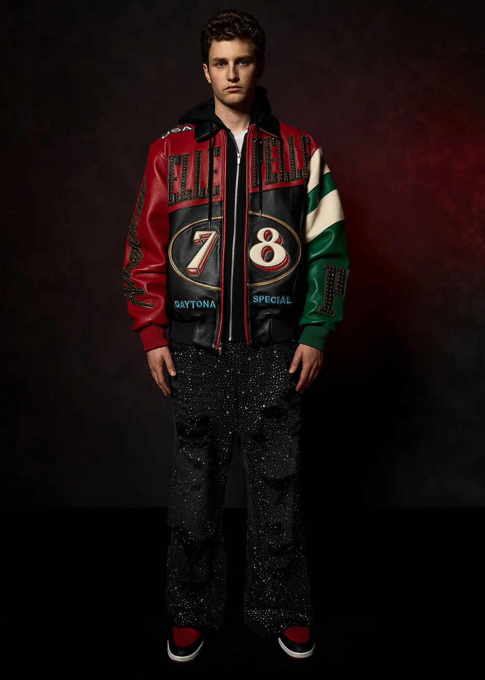 Pelle Pelle Daytona Special Red Leather Jacket view 10